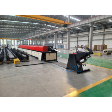Cold steel door frame profile roll forming machine